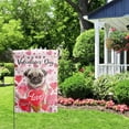 thumbnail image 6 of Pug Valentine House Flags Valentines Flags for Outdoors 28x40 Double Sided Dog Valentines Day Garden Flag Large Valentine''s Banners for Outside Lawn Front Porch Decor, 6 of 7
