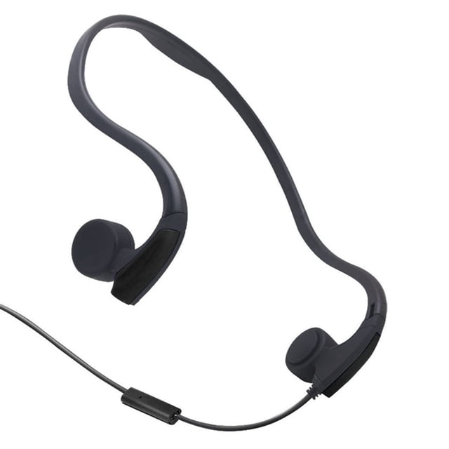 GZCRDZ Auriculares con cable de conducción ósea con cancell de ruido