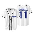 thumbnail image 2 of Kpop New Jeans Danielle 11 Merch Jersey New Logo Baseball Jacket Tee Women Men Fashion T-Shirts, 2 of 5