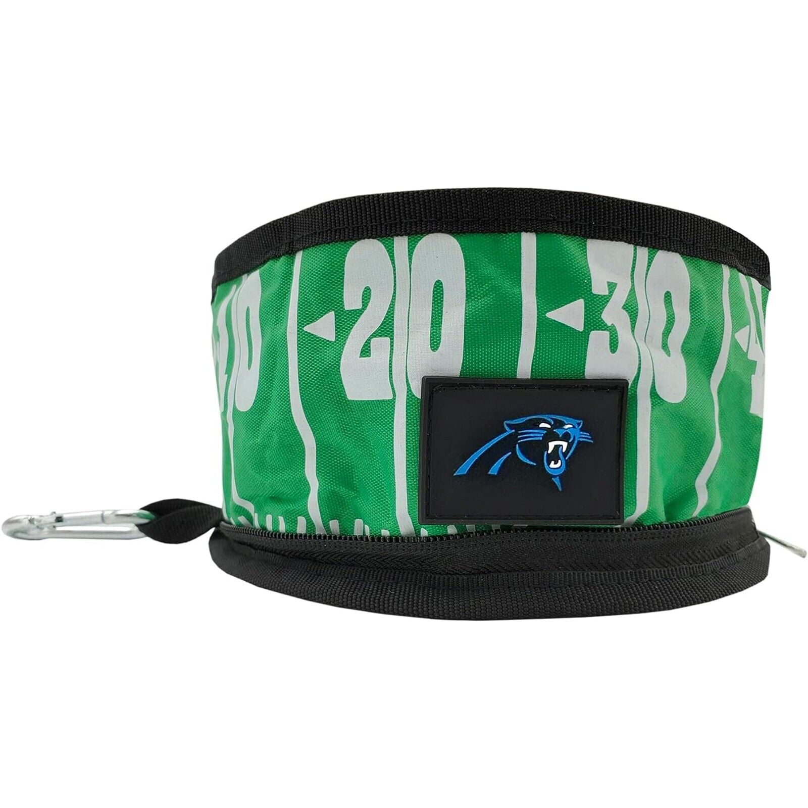 Pets First NFL Carolina Panthers Collapsible Dog Travel Bowl, Food and Water Bowl for Dogs, Best Portable & Lightweight Leak-Proof Dog Bowl for Travel
