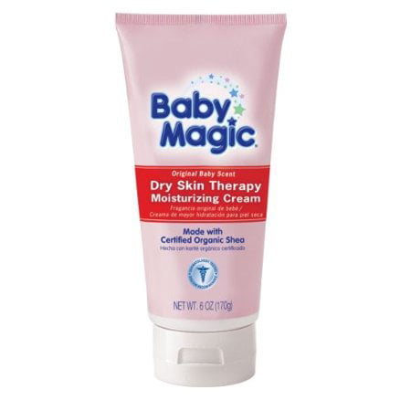 (2 Pack) Baby Magic Dry Skin Therapy Moisturizing Cream, Original Baby, 6 Fl (Best Lotion For Infant Dry Skin)
