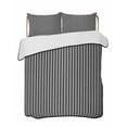 thumbnail image 2 of Geometric Grey, Twin Size Down Alternative Comforter, Lightweight Comforter Quilt Bedding Set with Pillow Shams Abstract Contemporary Minimalist Line All Seasons Bed Comforter Duvet Insert 68"x86", 2 of 7
