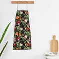 thumbnail image 5 of Fuzoiu Watercolor Tropical Flowers Print Waterproof Apron, Kitchen Apron for Women Men Chef, Apron for Christmas Dinner Party Cooking Baking Crafting House Cleaning Kitchen, 5 of 7