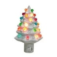 thumbnail image 2 of Fiudx Luz de Noche de Cerámica con Forma de Árbol de Navidad, Diseño Vintage Pintado a Mano, Enchufe Giratorio, Luz Cálida y Acogedora, Decoración Navideña, Iluminación para El Hogar, Regalo para Hom, 2 of 6