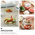 thumbnail image 2 of Glass Pickle Jar Transparent Pickle Container Lidded Pickle Canister Wide Mouth Sealed Glass Storage Jar, 2 of 5