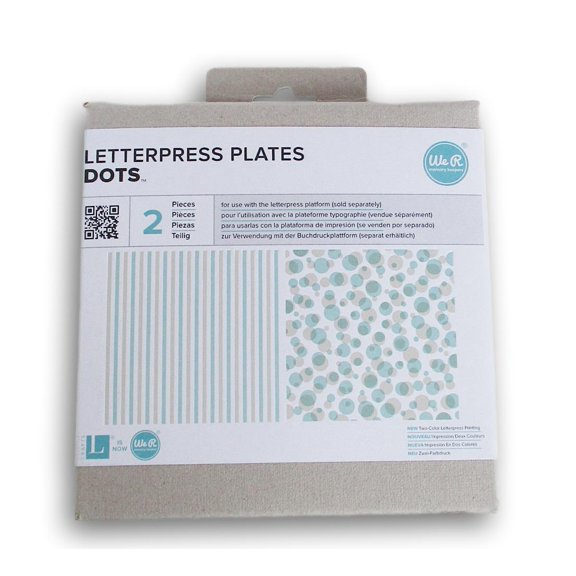 Lifestyle Letterpress Plates, Dots