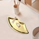 thumbnail image 5 of Bandeja de almacenamiento de joyas para niñas | Organizador de acero inoxidable en forma de labio | Bandeja de tocador metálica decorativa para dormitorio, baño, encimera de cocina | 9,45 x 4,33, 5 of 6