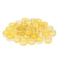 thumbnail image 2 of serony 50pcs Vide Rond Maquillage Pot Pot Voyage Crème Poudre Cosmétique Récipient Cas Jaune, 2 of 8