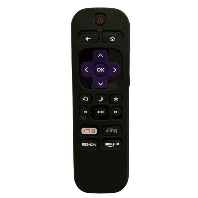 Funda Case para Control Remoto Rok u Stick Insignia Rok u tv y Sharp Rok u tv Negro Genérica Case para Control Remoto Roku Stick Insignia Roku