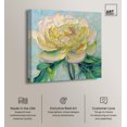 thumbnail image 2 of Impressionist Bloom I Canvas Flower Art by Art Remedy, Gallery Wrapped, 16" x 16", 2 of 7