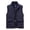 Dark Blue Jacket for Men, variant on Mens Cargo Vest Zipper Stand-up Collar Coat Solid Color Sleeveless Jacket Outdoor Photography And Sports Vest Jacket with Pocket Blue L