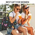 thumbnail image 5 of Large Capacity Tote Bag,Black Pink Blue Butterfly Pattern Handbag Fashion Luxury Tote Bag,15.7"x13"x 5.1" Inches,Laptop Compatible, 5 of 6