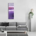 thumbnail image 6 of Epic Art 'Purple Rain I' by Erin Ashley, Acrylic Glass Wall Art, 16"x48", 6 of 8