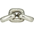 thumbnail image 6 of 11" x 3" Silver Aluminum Chain Sculpture, by DecMode, 6 of 7