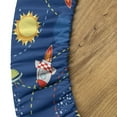 thumbnail image 5 of Ambesonne Space Fitted Round Tablecloth, Little Cartoon Rocket, 36"- 40" Diameter, Multicolor, 5 of 5