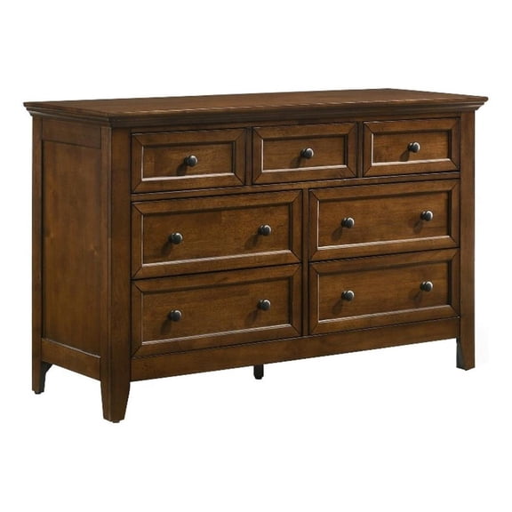 Intercon Furniture San Mateo 7-Drawer Dresser in Tuscan