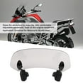thumbnail image 4 of Motorcycle  Extension Heighten Windscreen Adjustable Wind Rain Air Deflector Add On Spoiler Screen, 4 of 7