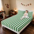thumbnail image 3 of Manfei Holiday King Sheets Line Bedding, Red Gold 4 Pieces (1 Flat Sheet, 1 Fitted Sheet and 2 Pillowcases), 3 of 6