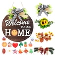 thumbnail image 1 of Flower Wooden Handicrafts Wooden Numbers Letters Door Decorations And Pendants, 1 of 8