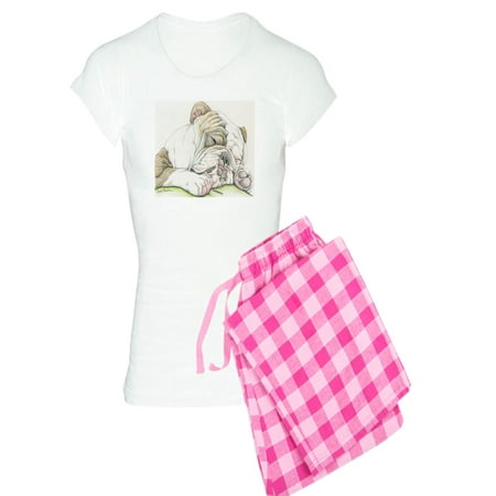 

CafePress - Sleepy English Bulldog Pajamas - Women s Light Pajamas