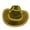Yellow, variant on UJNDER Carnival Light Up Cowboy Hat for Halloween Party Western Straw Hat for Stage Performance Festivals and Events Blue