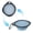 Blue, variant on Collapsible Dog Bowl, Silicone Dog Water Bowl with Carabiners Clip, Portable Foldable Pet Bowls Feeding Watering Dish for Parking Walking Camping Outdoor Travel