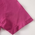thumbnail image 3 of Uootdi Hauts à Manches Courtes pour Femmes Col Rond Sans Couture Tricot Compression Ajusté Doux Respirant Chemises Décontractées de Sport Cadeau, 3 of 9