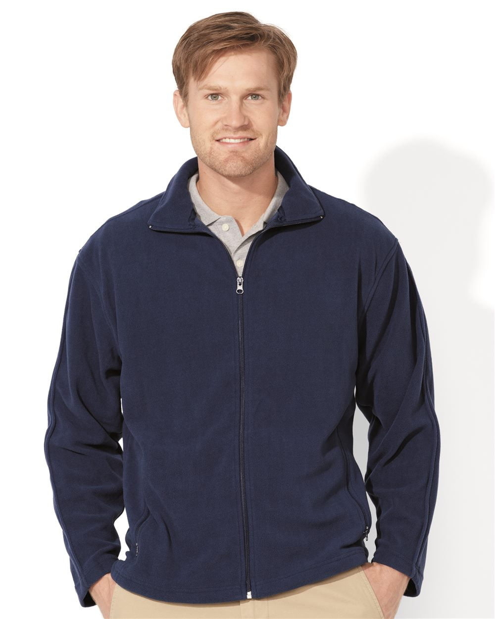 mens full zip micro fleece