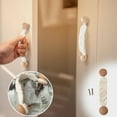 thumbnail image 1 of WREESH Hand Woven Door Handle Drawer Wardrobe Handle Beech Solid Wood Cotton Rope, 1 of 7