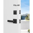 thumbnail image 4 of Tirador de puerta eufy Security Square negro mate, se adapta a todos, 4 of 4