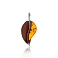 thumbnail image 1 of Multi Color Baltic Amber Pendant in Sterling Silver, 1 of 3