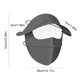 thumbnail image 2 of Máscara de seda de hielo con protección solar para mujer cubierta facial de protección UV transpirable sombrero para el sol al aire libre gorra con protección solar para deportes al aire libre, 2 of 6