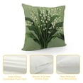 thumbnail image 4 of GOSMITH Lily of The Valley Sage Green Pillow Cover,Throw Pillow Cover,Pillow Cover,Home Decor,Decorative Pillow Cover, 4 of 5