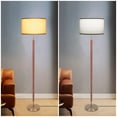 thumbnail image 3 of HonoDing Modern 64"Floor Lamp Wood with Beige Linen Shade, 3 of 7
