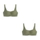 thumbnail image 4 of Sonducket Sujetadores sin costuras Sujetador Ropa interior Push Lady Intimates Free Soft Comfort Ventilación deportiva inalámbrica Matcha Green verde matcha 2Conjunto, 4 of 6