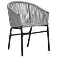 thumbnail image 5 of vidaXL Chaises de Jardin 2 Pcs Anthracite PE Rattan, 5 of 5