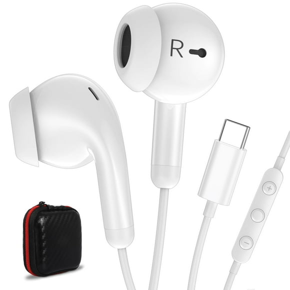 Auriculares USB C ACANDYA para iPad 10ª generación, iPhone 16 Plus 15 Pro