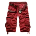 thumbnail image 1 of Bermuda Short Hombre Casual Playa Suelto Cargo Bolsas, 1 of 2