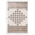 thumbnail image 3 of Casavani Hand Block Printed Cotton Beige Area Rugs 5'x10' Runner Area Rugs for Hallway & Stairs, 3 of 6