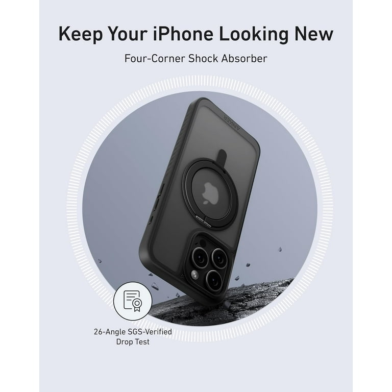 Anker Ultra Magnetic for iPhone 16 Pro Case with Sturdy 360° Ring - Main Image