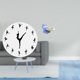 thumbnail image 2 of Reloj de pared con diseño de gato y bailarina de ballet, estatua de resina, reloj decorativo moderno para cocina, oficina, hogar, mesa de comedor, arm, 2 of 8