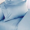 600-Thread Count Cotton Sateen Sheet Set, Blue