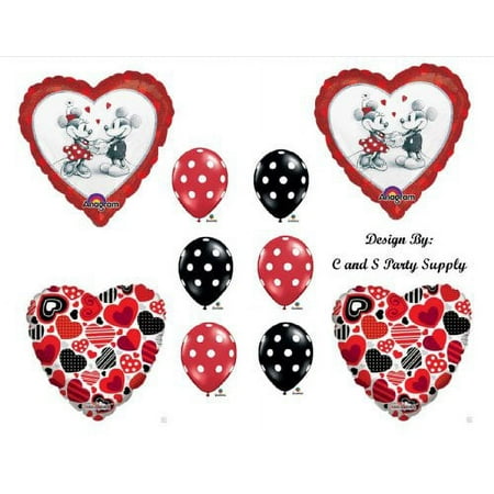RED MICKEY AND MINNIE MOUSE DECORATIVE BIRTHDAY PARTY Balloons Decorations Supplies by Anagram