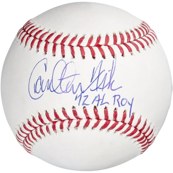 Carlton Fisk Boston Red Sox Autographed Baseball with "1972 AL ROY" Inscription - Fanatics Authentic Certified