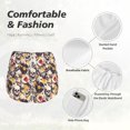 thumbnail image 4 of Bixox Women's lips record rock Skull pattern 2 in 1 Running Shorts - Lightweight Athletic Workout Gym Yoga Shorts Liner with Pockets - XX-Large, 4 of 5