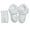 A set of white shoe, variant on MOMOJIA Winter Shoe Liners Removable Fleeced Padding Shoe Inserts Sleeve For Clogs Shoe