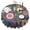 Multicolor Cartoon Floral, variant on Multicolor Cartoon Floral Pattern Round Tablecloth 60"x60",Wrinkle Wipeable Table Cloth for Kitchen Dining Room Picnic Patio Party