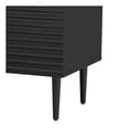 thumbnail image 5 of Noble House Modern Side Cabinet with Adjustable Shelves & Geometric Door Design, Black, 5 of 12
