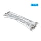 thumbnail image 3 of Cable de Llavero de Alambre de 6 Pulgadas, Anillo de Llave de Acero Inoxidable, Plata, Paquete de 15, 3 of 6