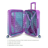 iFLY Fibertech 3 Piece Hardside Expandable Luggage Set, Vineyard ...